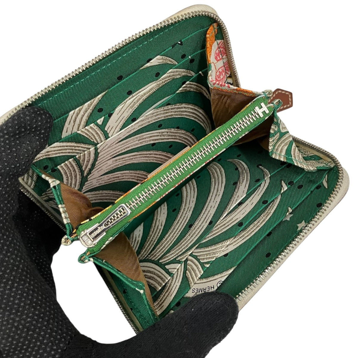 HERMES アザップシルクインコンパクトコンパクトウォレット 古着・中古-9枚目のアイテム画像