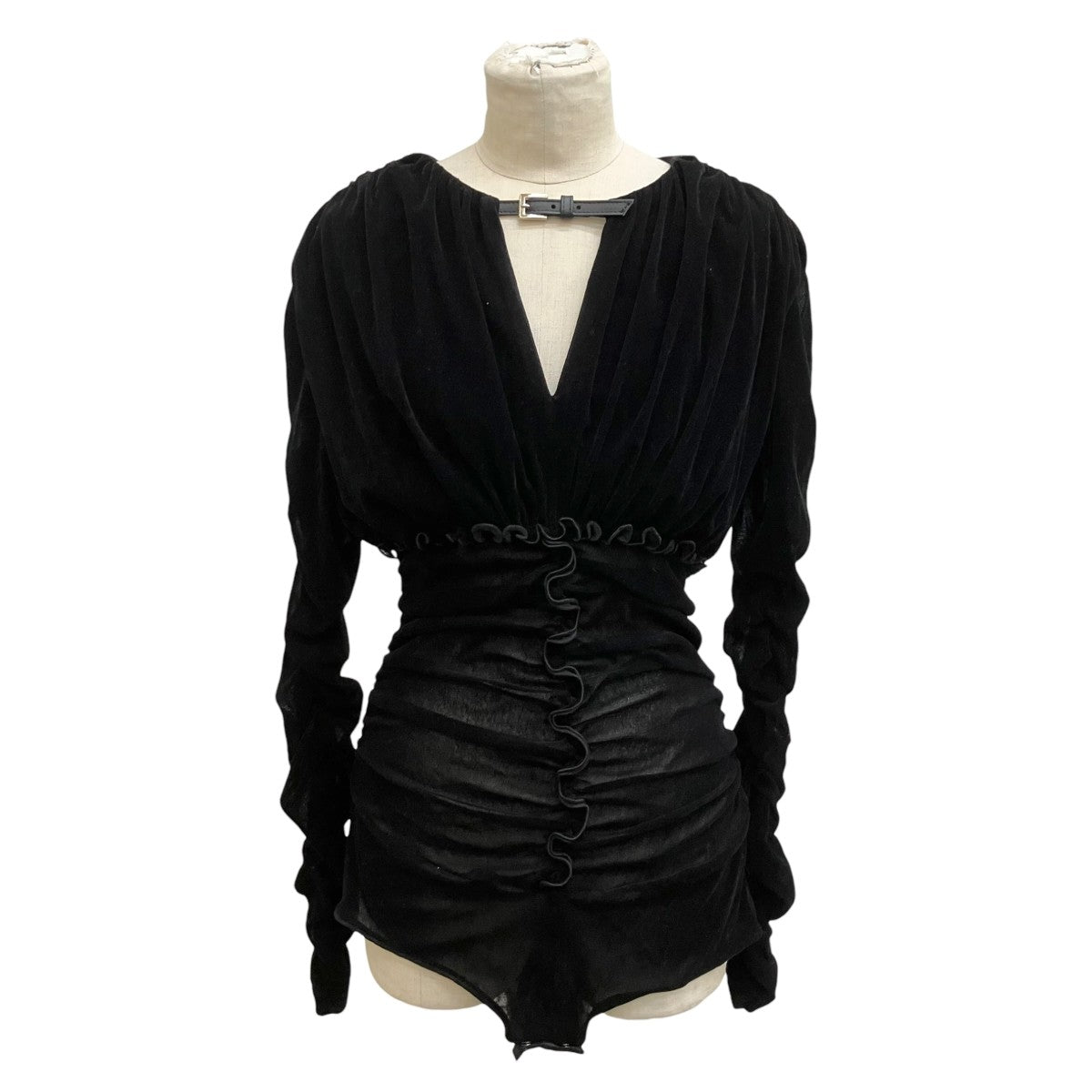 FETICO TULLE GATHERED BODYSUITボディスーツFTC254-0420 古着・中古-1枚目のアイテム画像