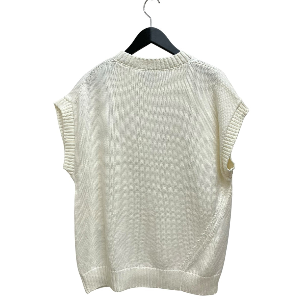 Hed Mayner GILET STONE WASHEDニットベストHMMY75002T 古着・中古-2枚目のアイテム画像