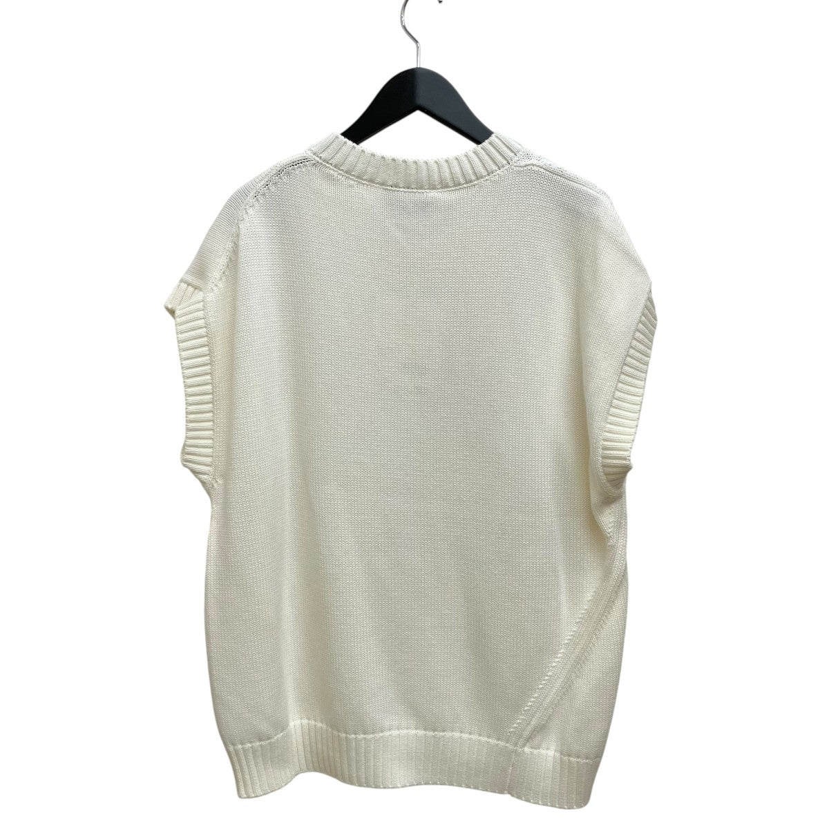 Hed Mayner GILET STONE WASHEDニットベストHMMY75002T 古着・中古-2枚目のアイテム画像