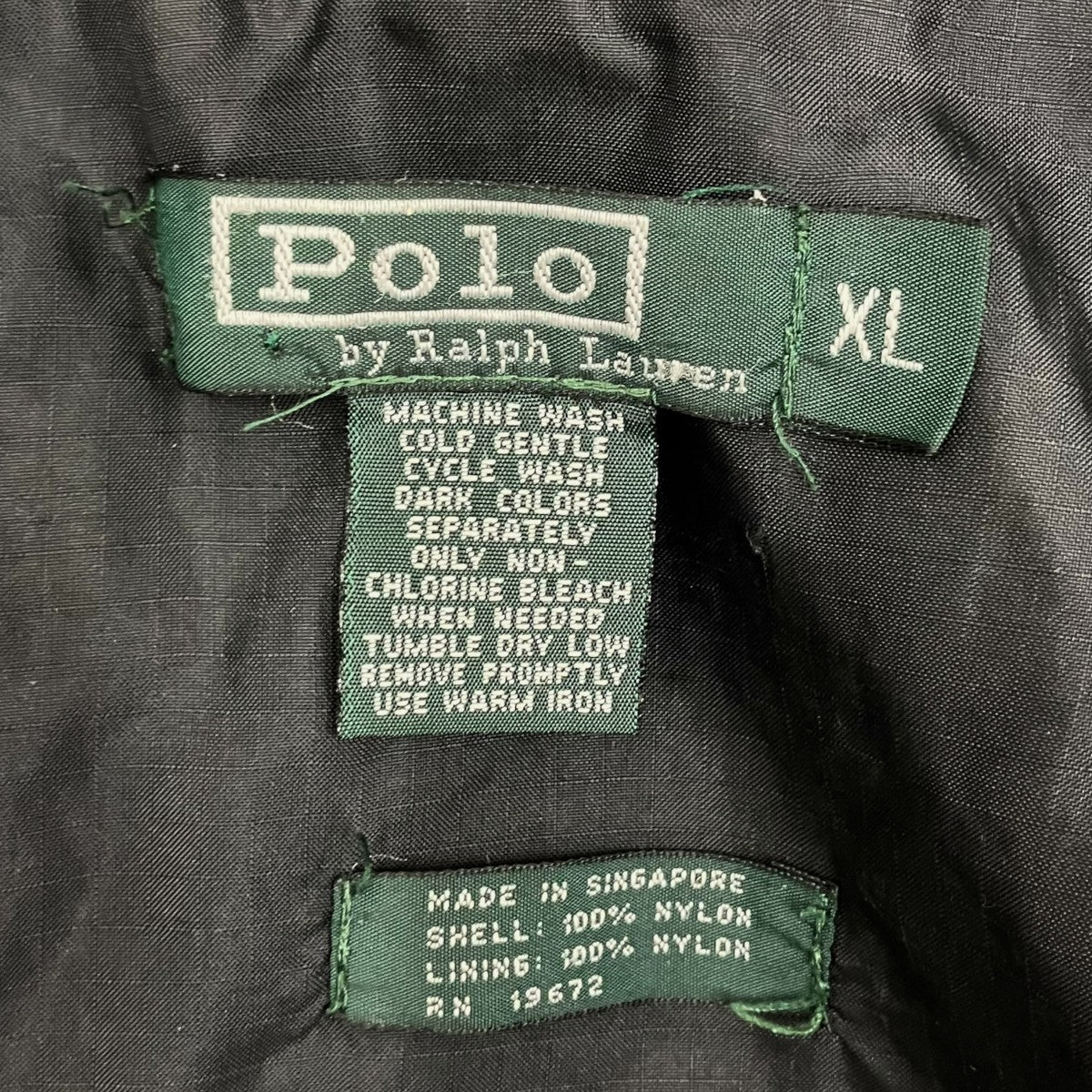 POLO RALPH LAUREN 90sナイロンジャケット 古着・中古-10枚目のアイテム画像