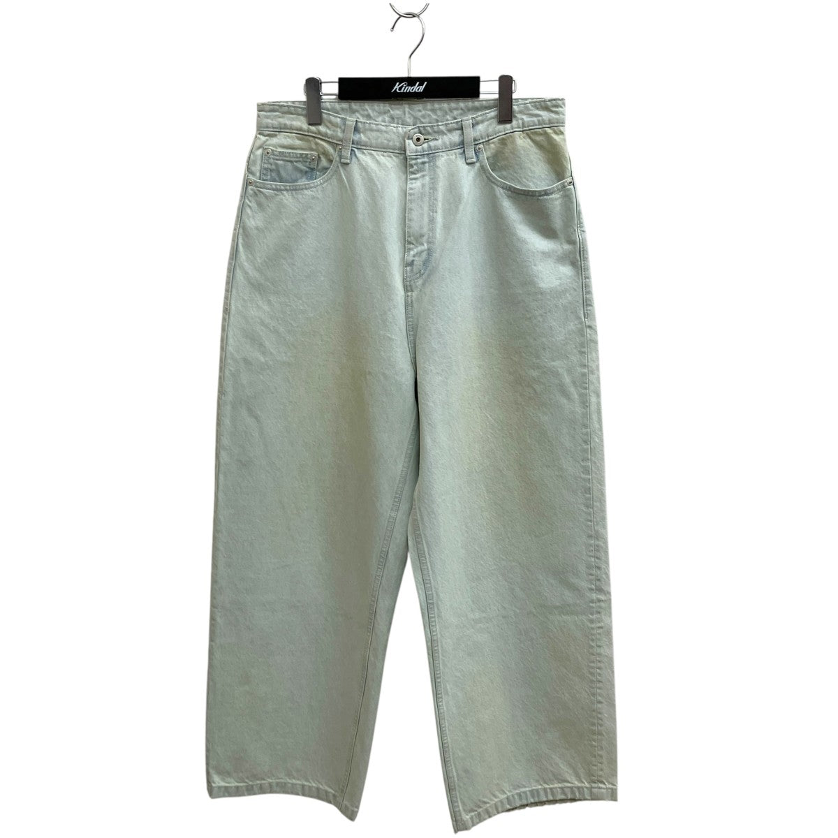 ICE BLUE WIDE-LEG DYED WASHING JEANSデニムパンツGKS-25690-A