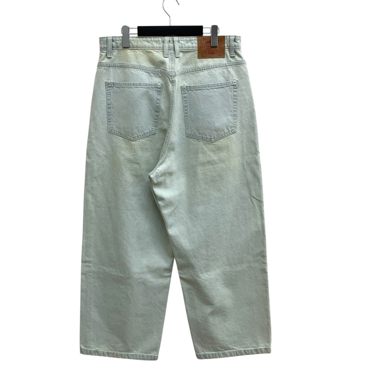 ICE BLUE WIDE-LEG DYED WASHING JEANSデニムパンツGKS-25690-A