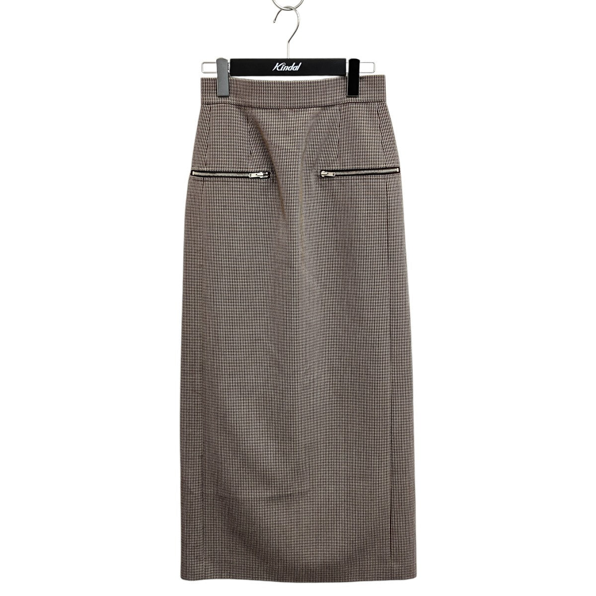Check Zip Maxiスカート25A67408