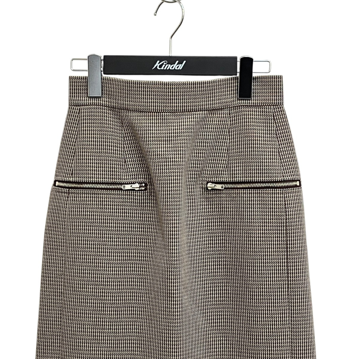 Check Zip Maxiスカート25A67408