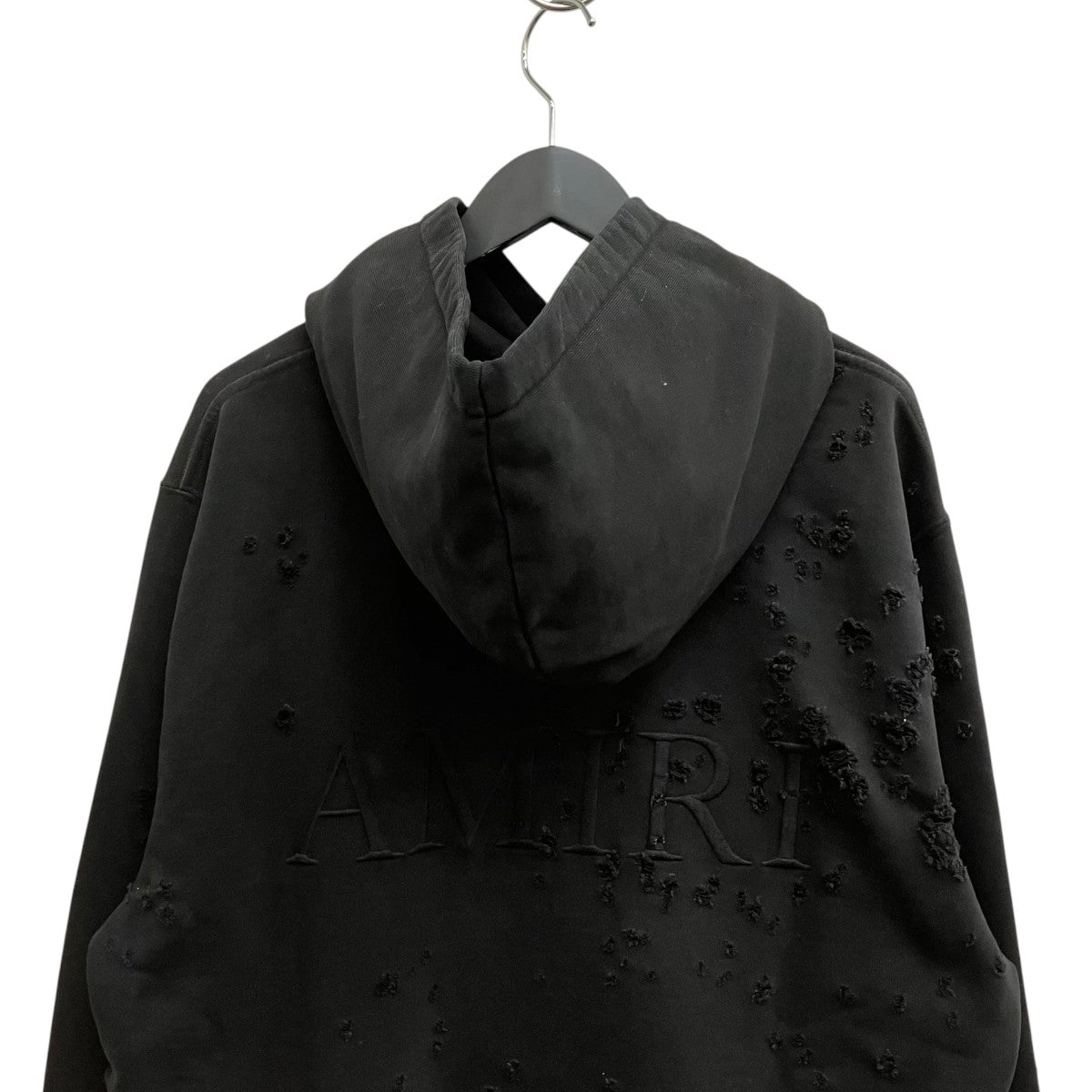 AMIRI デストロイドプルオーバーパーカーSRAMJYHD1041SMRBC019 古着・中古-4枚目のアイテム画像