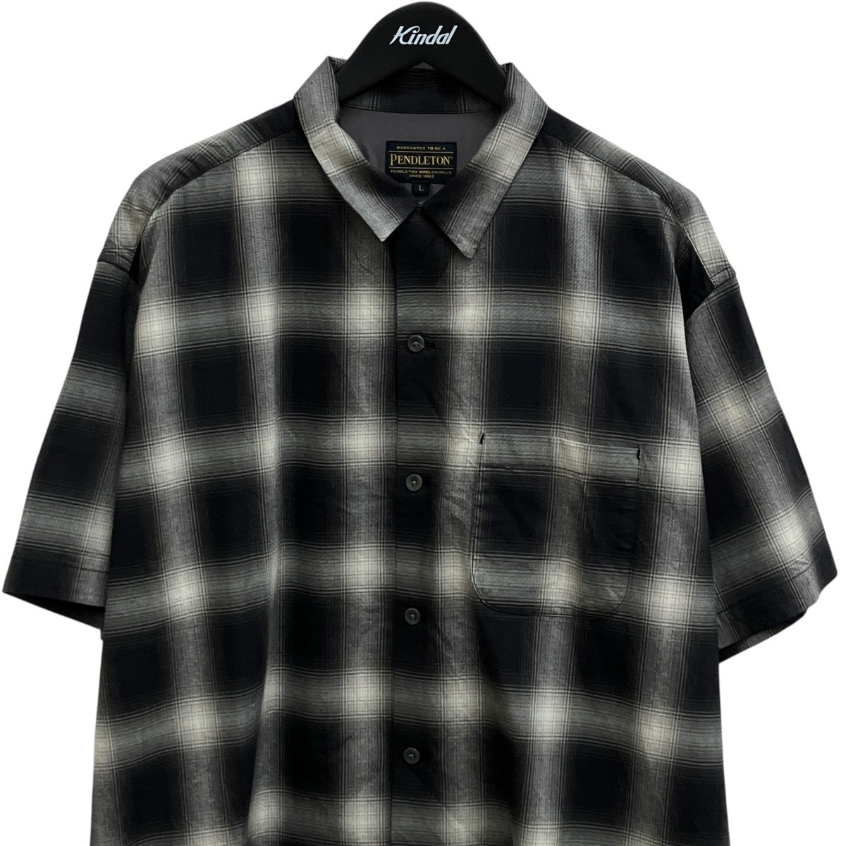 別注 arknets Cotton shaggy Open Collar Shirt半袖シャツ632904