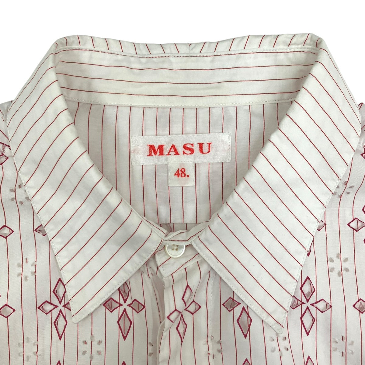 MASU(エムエーエスユー) 23SSDIAMOND-CUT SHIRTダイアモンドカット