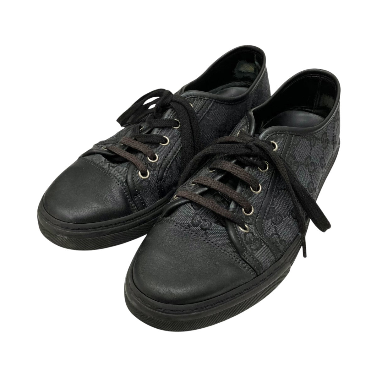 GUCCI Canvas Low ’Greyスニーカー426189 古着・中古-1枚目のアイテム画像