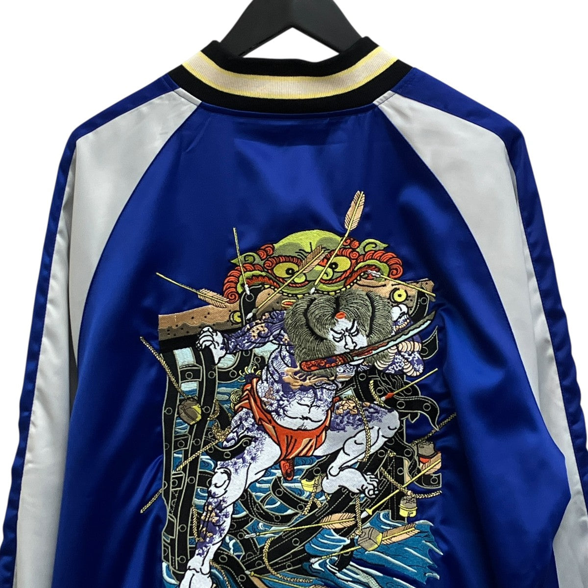 KARAKU 浮世絵刺?スカジャン 古着・中古-4枚目のアイテム画像