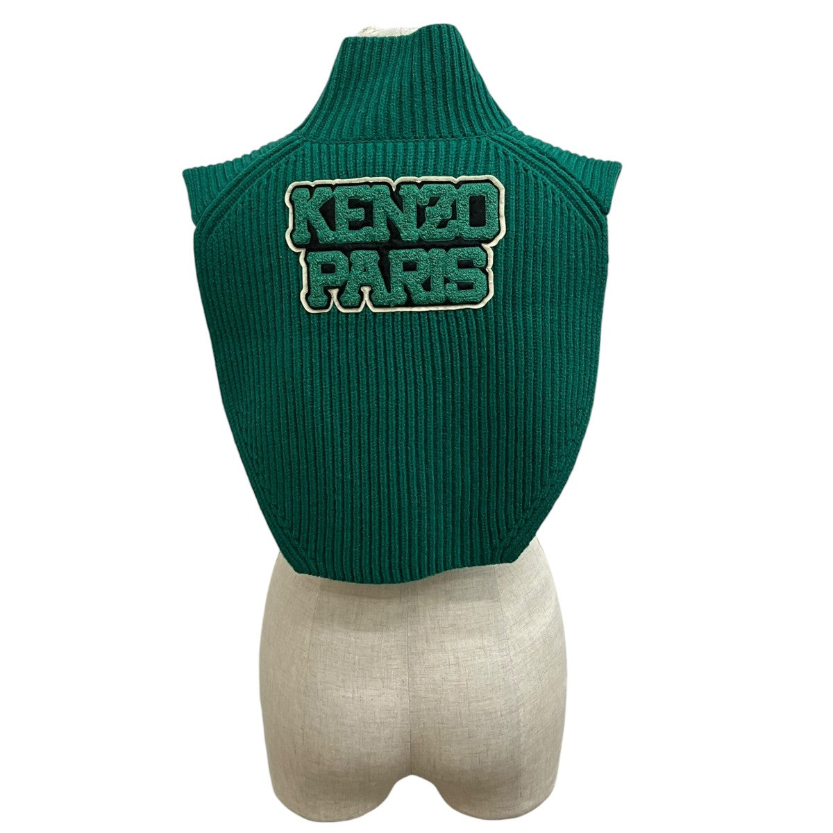 KENZO patch-detail KnitファッションアクセサリーFC68CU160KEC 古着・中古-2枚目のアイテム画像