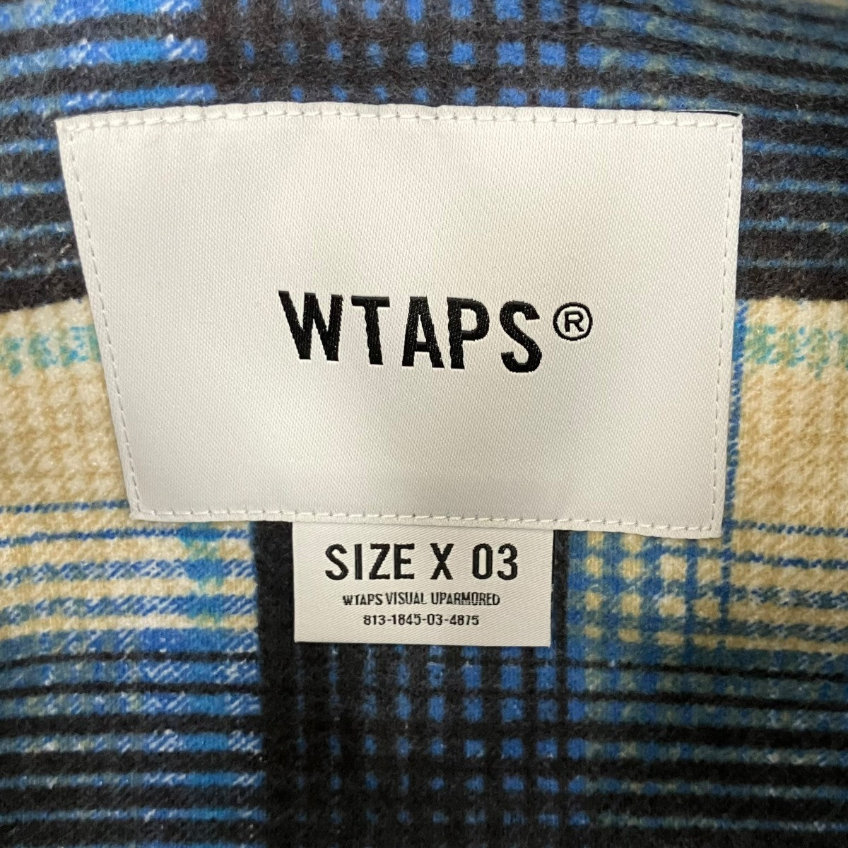 WTAPS(ダブルタップス) TXT 02 LS COTTON． FLANNEL． TEXTILE． OF