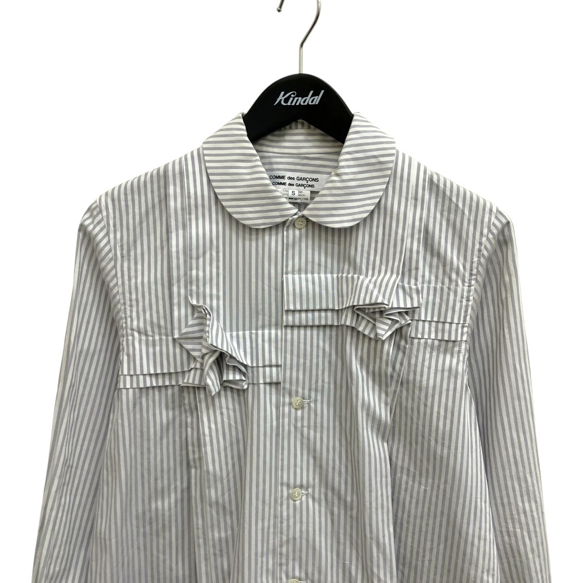 COMME des GARCONS COMME des GARCONS ストライプ長袖シャツRH-B010 古着・中古-3枚目のアイテム画像