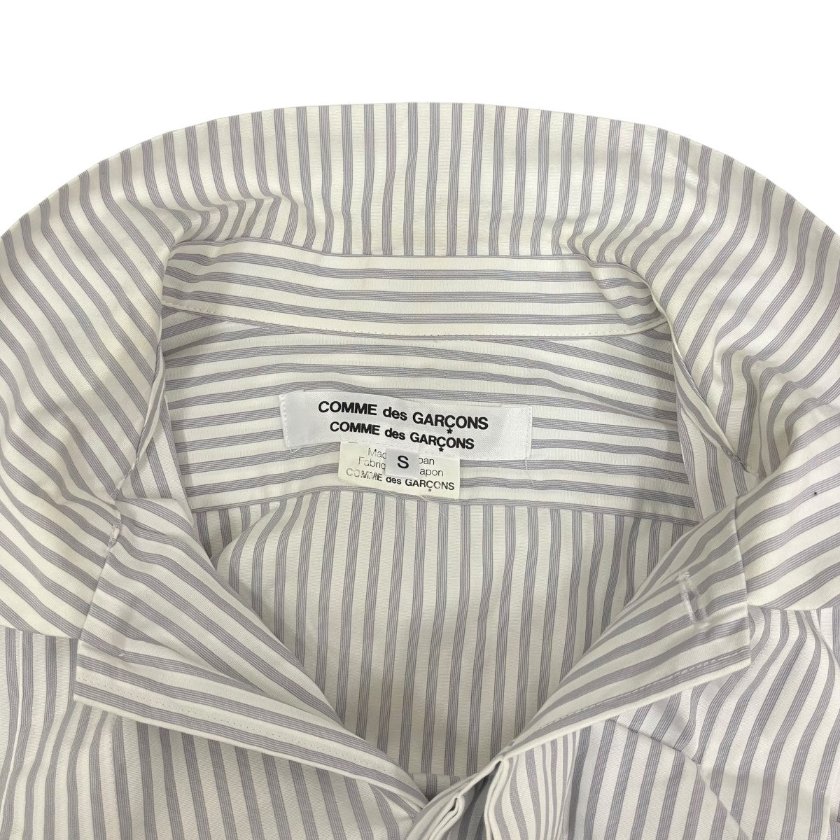 COMME des GARCONS COMME des GARCONS ストライプ長袖シャツRH-B010 古着・中古-5枚目のアイテム画像