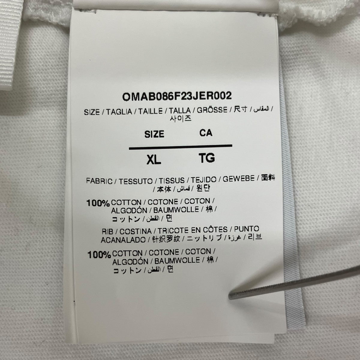 長袖TシャツOMAB086F23JER002