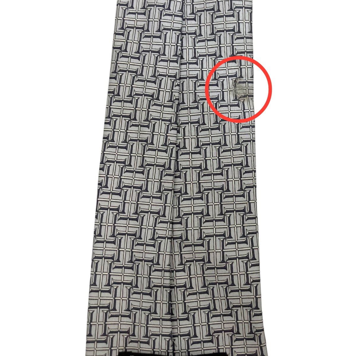 HERMES ネクタイ5249 SA 古着・中古-4枚目のアイテム画像