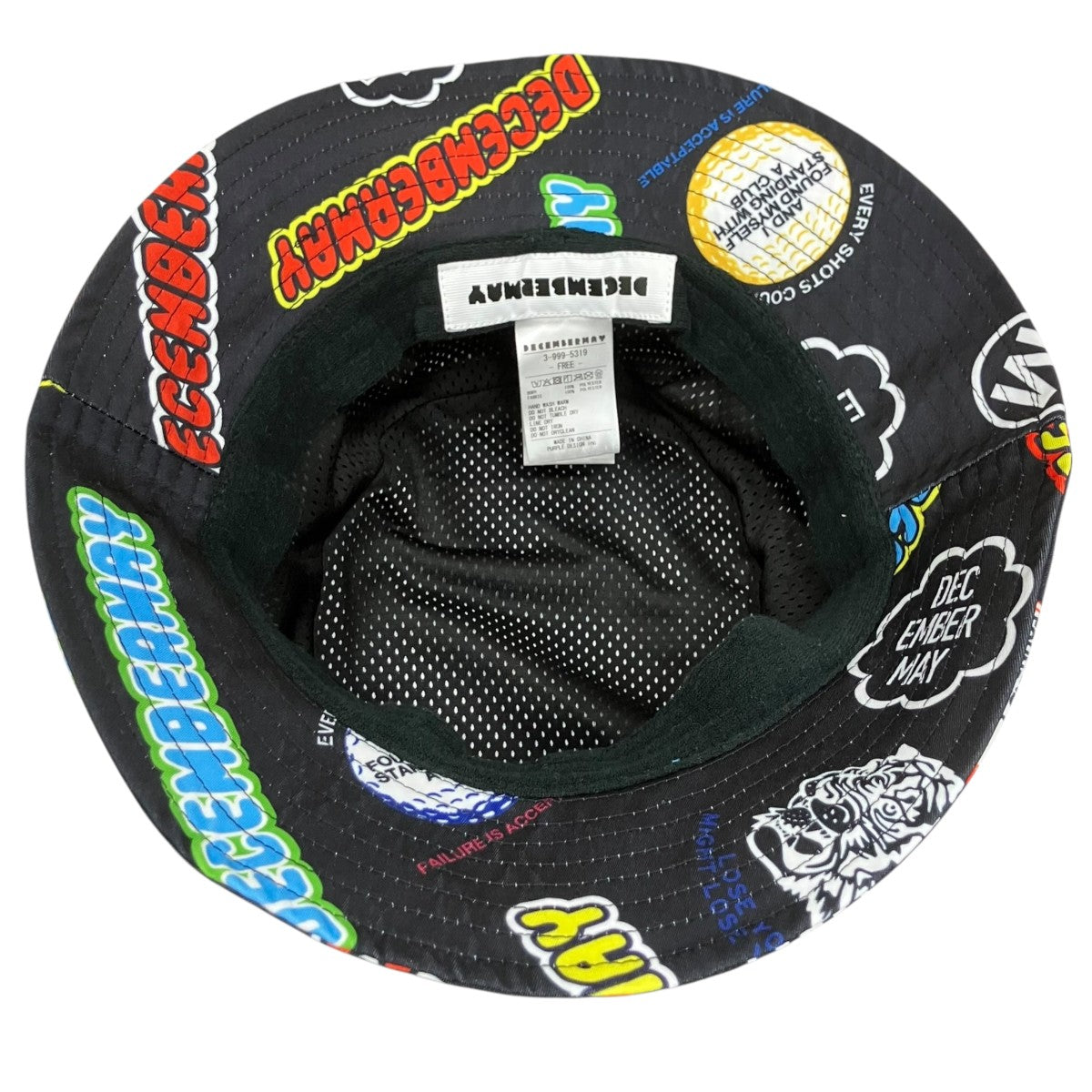 DECEMBERMAY グラフィカルバケットハットハット3-999-5319 古着・中古-6枚目のアイテム画像