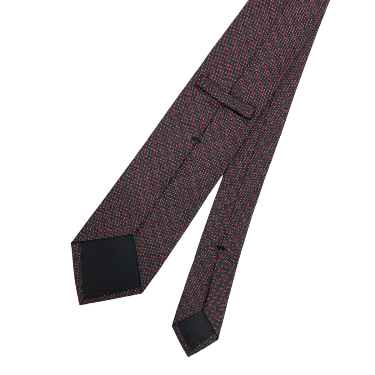 GUCCI シルクジャガードネクタイ 古着・中古-3枚目のアイテム画像