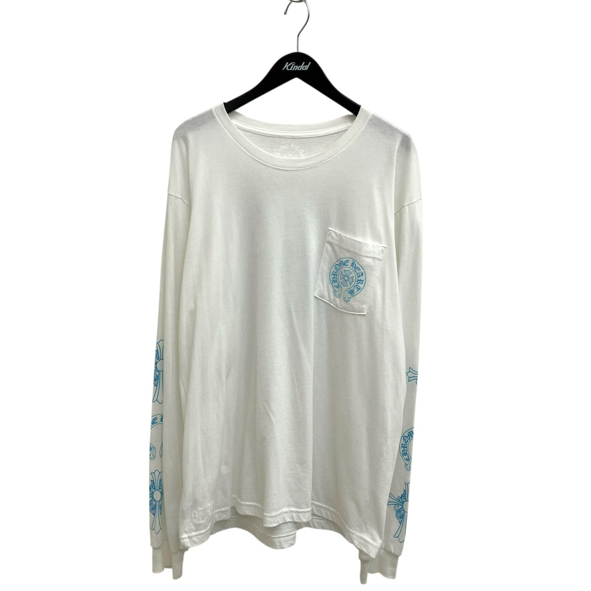 CHROME HEARTS(クロムハーツ) 3 Cemetery Blue Cross Long Sleeve Tee