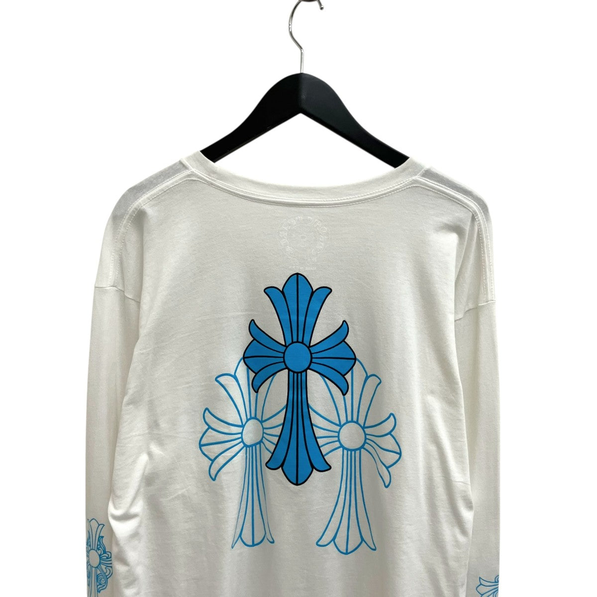 CHROME HEARTS(クロムハーツ) 3 Cemetery Blue Cross Long Sleeve Tee