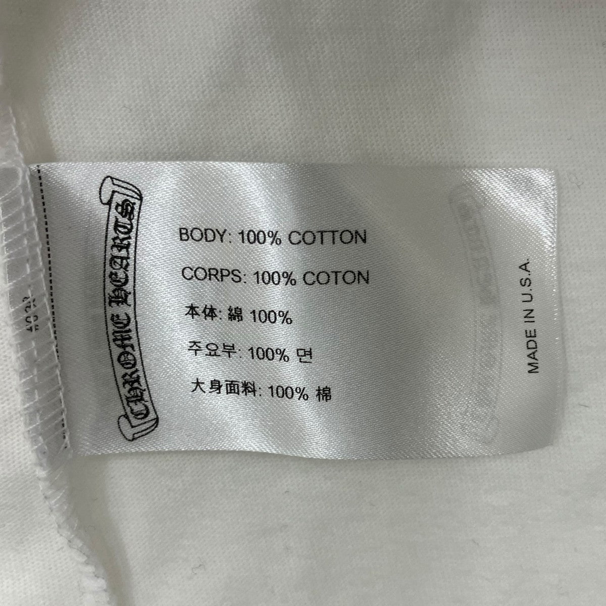 CHROME HEARTS(クロムハーツ) 3 Cemetery Blue Cross Long Sleeve Tee