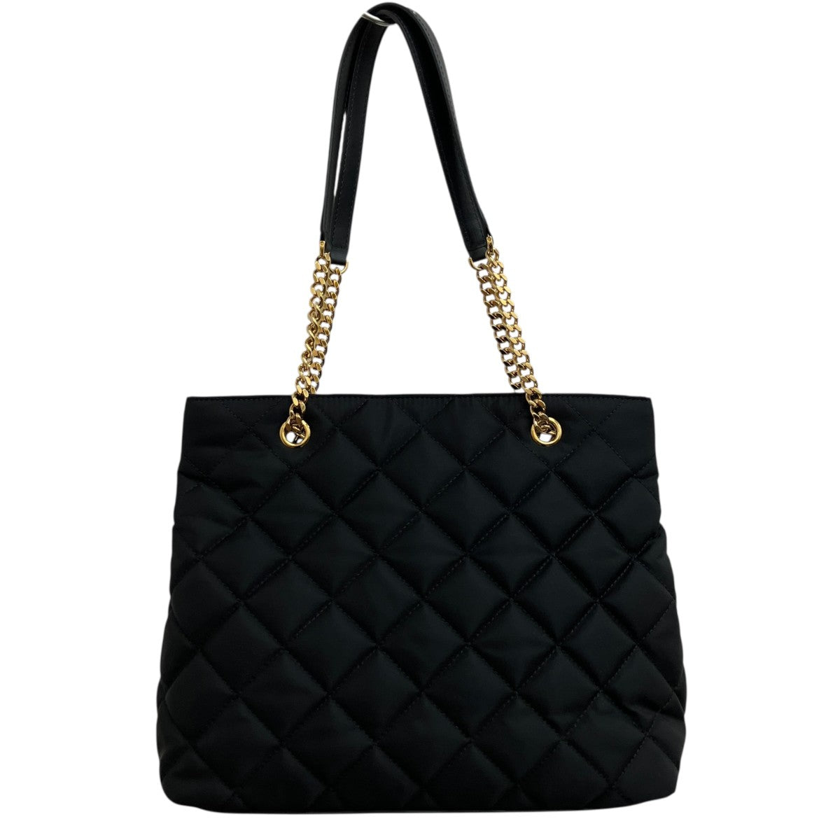 VERSACE キルティングナイロントートバッグ 1021386／1A15749 古着・中古-2枚目のアイテム画像