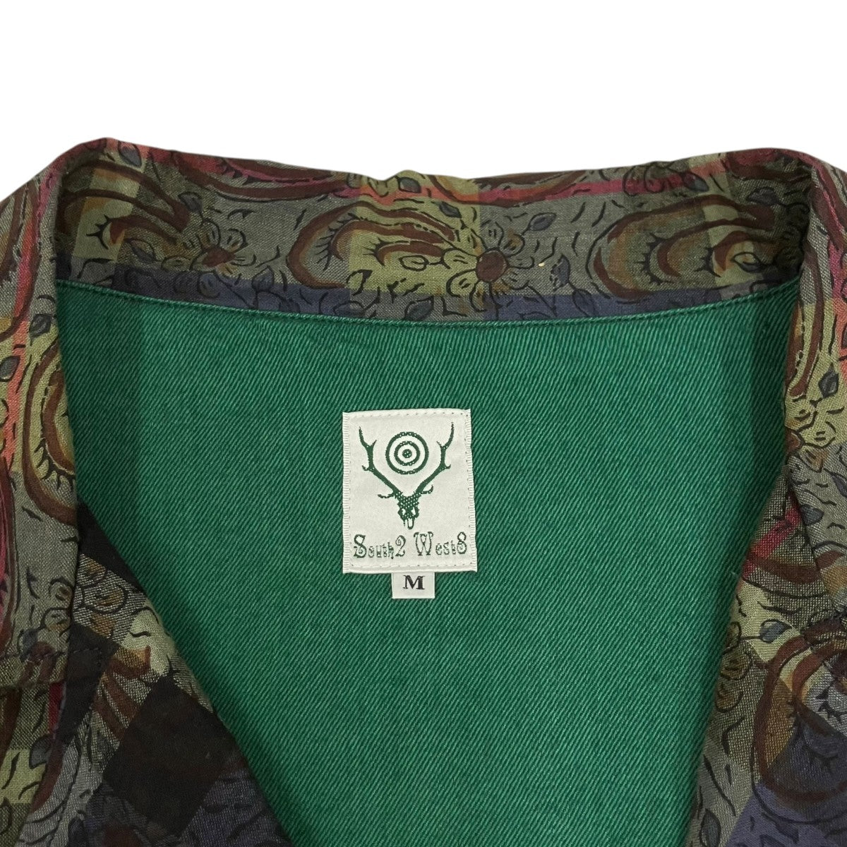 south2 west8 Pen Jacket Batik Over PrintテーラードジャケットIN867 古着・中古-5枚目のアイテム画像