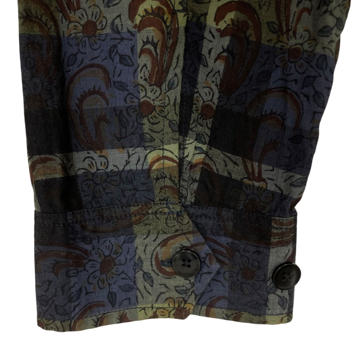 south2 west8 Pen Jacket Batik Over PrintテーラードジャケットIN867 古着・中古-8枚目のアイテム画像