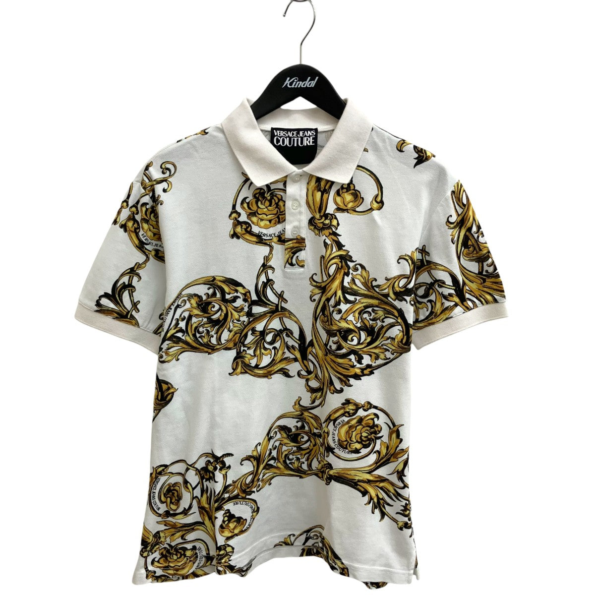 VERSACE JEANS COUTURE 半袖ポロシャツ72GAG6S0 古着・中古-1枚目のアイテム画像