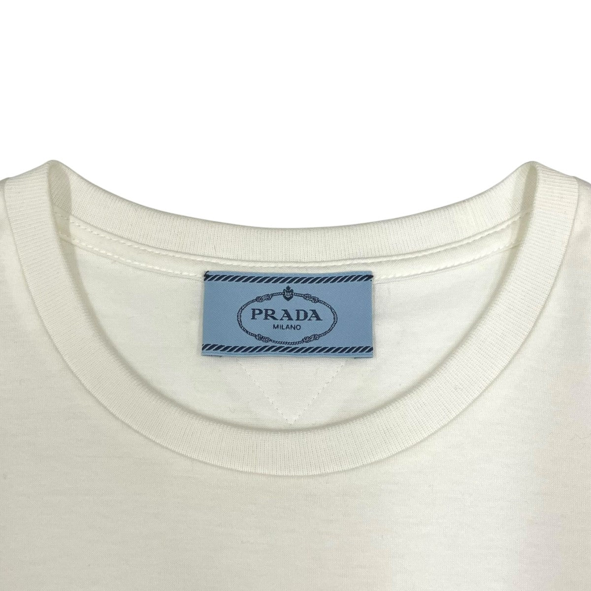 PRADA クルーネック トライアングルロゴ パックT 35570 古着・中古-5枚目のアイテム画像