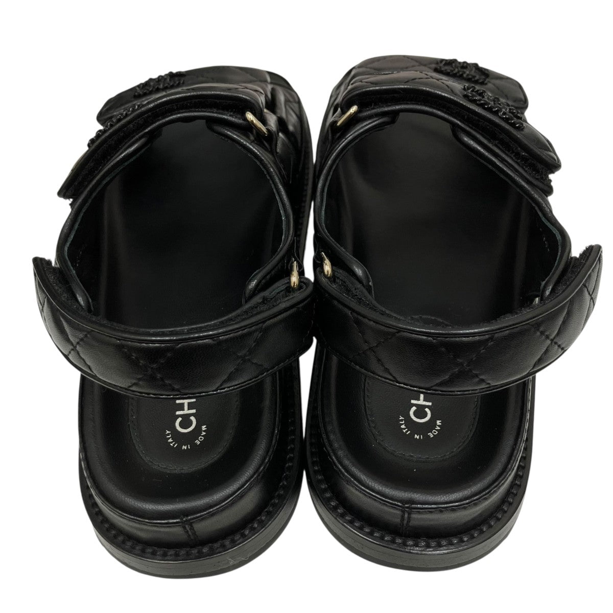 CHANEL マトラッセ ココマーク サンダル G31848 古着・中古-4枚目のアイテム画像