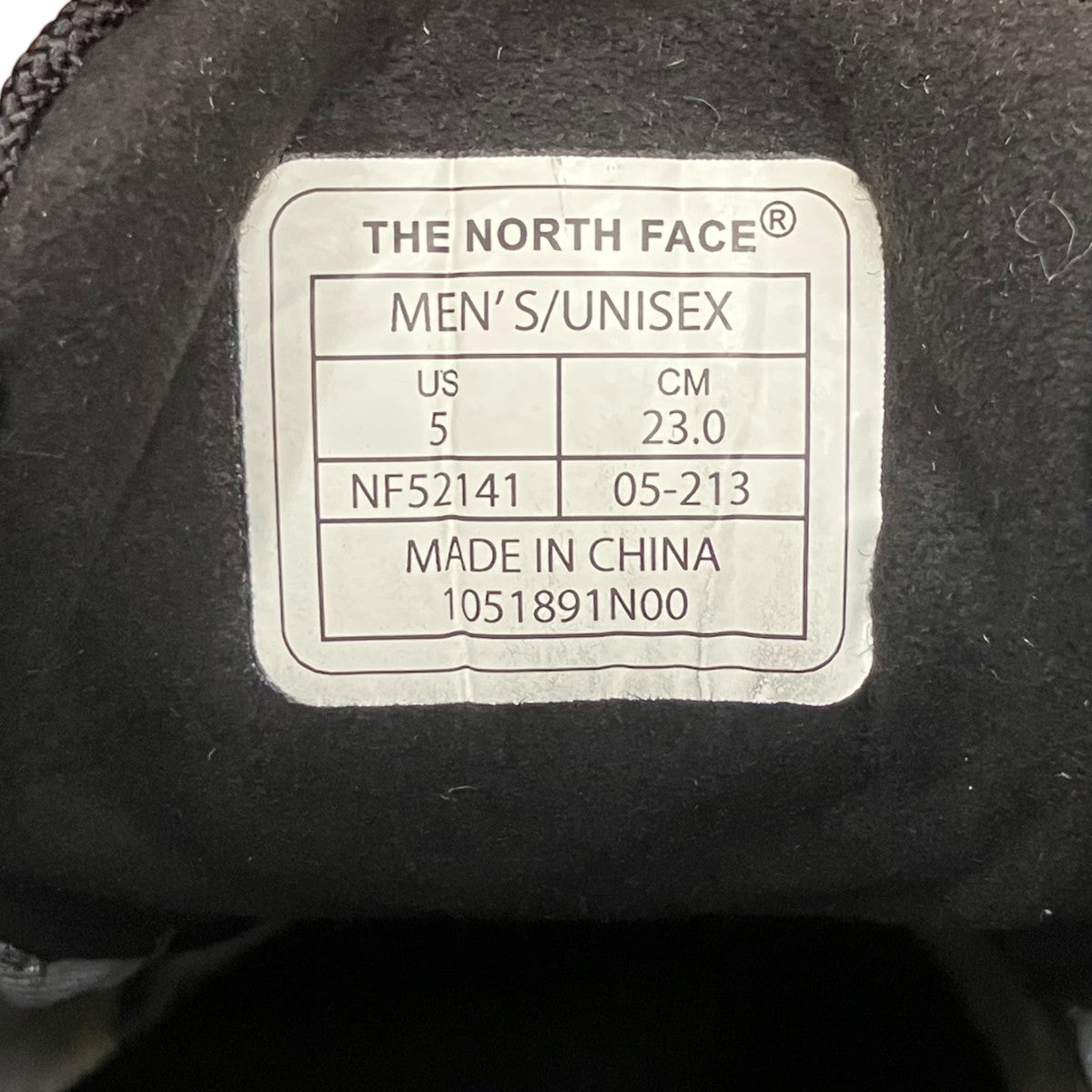 THE NORTH FACE シャトル レース ウォータープルーフスニーカーNF52141 古着・中古-6枚目のアイテム画像