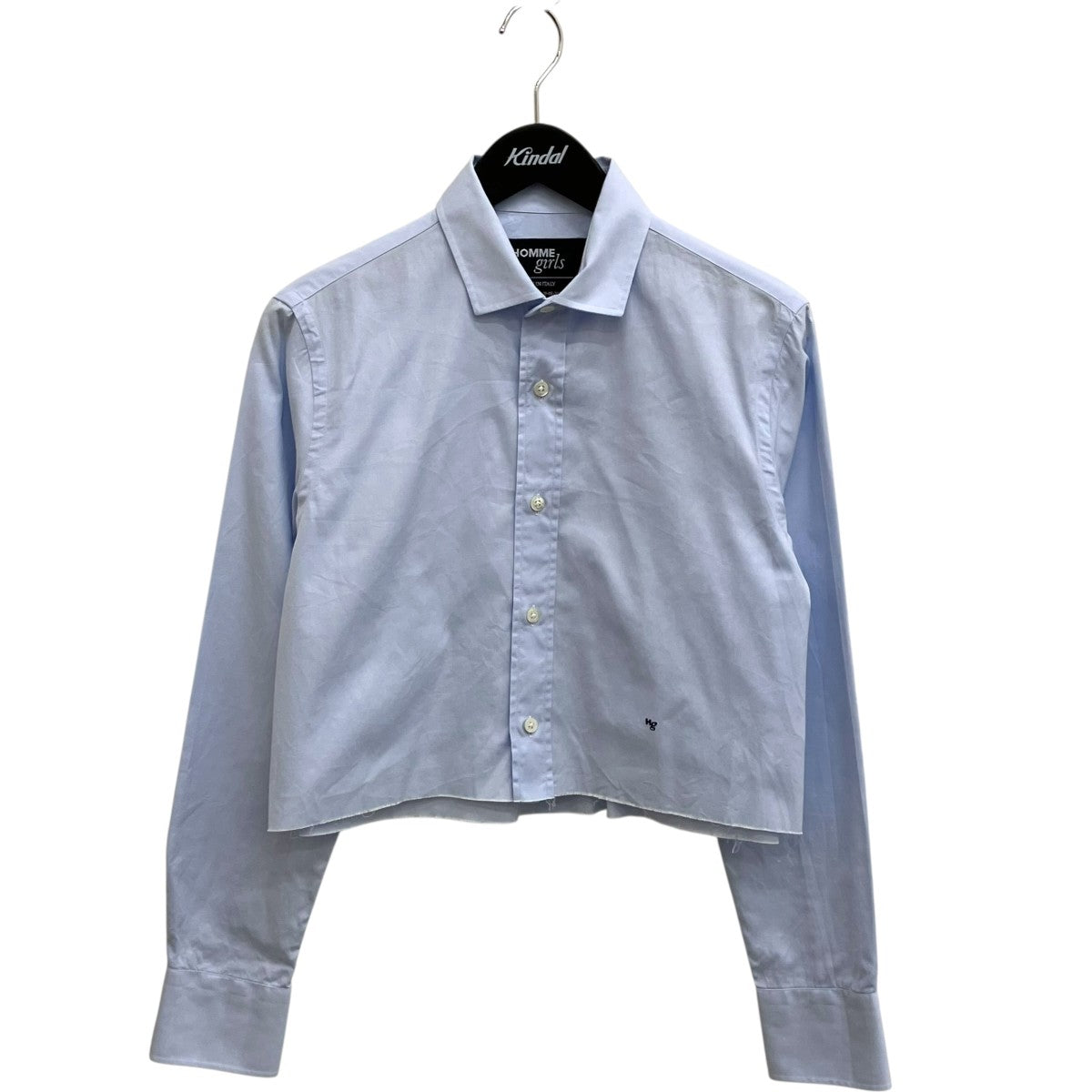 HOMME girls クロップドシャツ 古着・中古-1枚目のアイテム画像