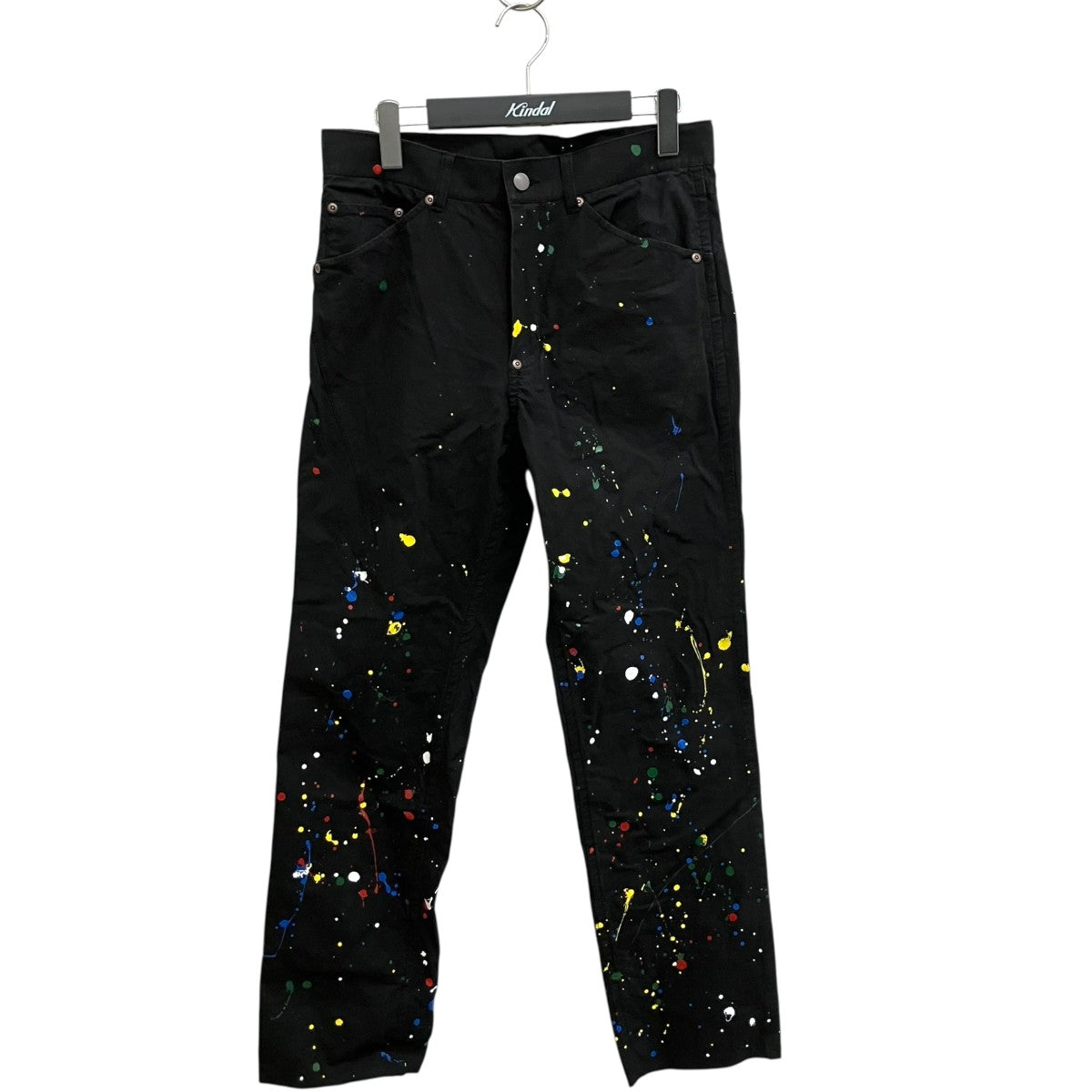 NUMBER (N)INE CHAIN STITCH LOGO SLIM TAPERED PAINTER PANTSパンツ 古着・中古-1枚目のアイテム画像