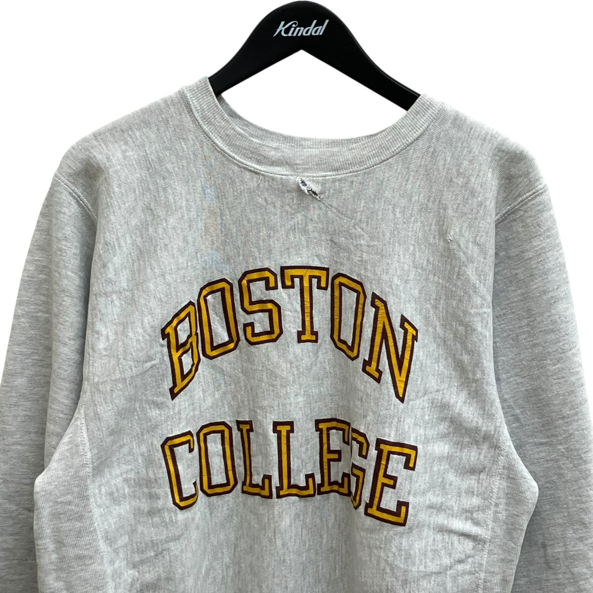 Champion REVERSE WEAVE 90s 刺繍タグ BOSTON COLLEGEスウェット 古着・中古-3枚目のアイテム画像