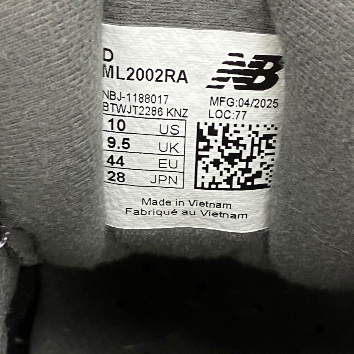 NEW BALANCE スニーカーML2002RA 古着・中古-6枚目のアイテム画像