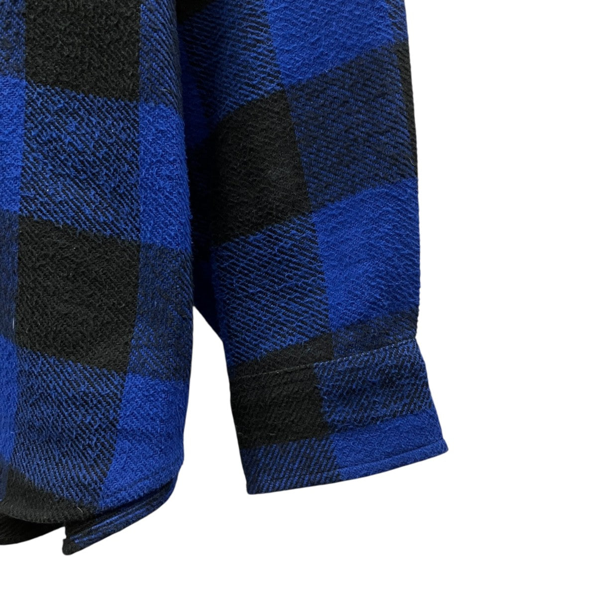 WACKO MARIA BLOCK CHECK FLANNEL SHIRT 古着・中古-5枚目のアイテム画像