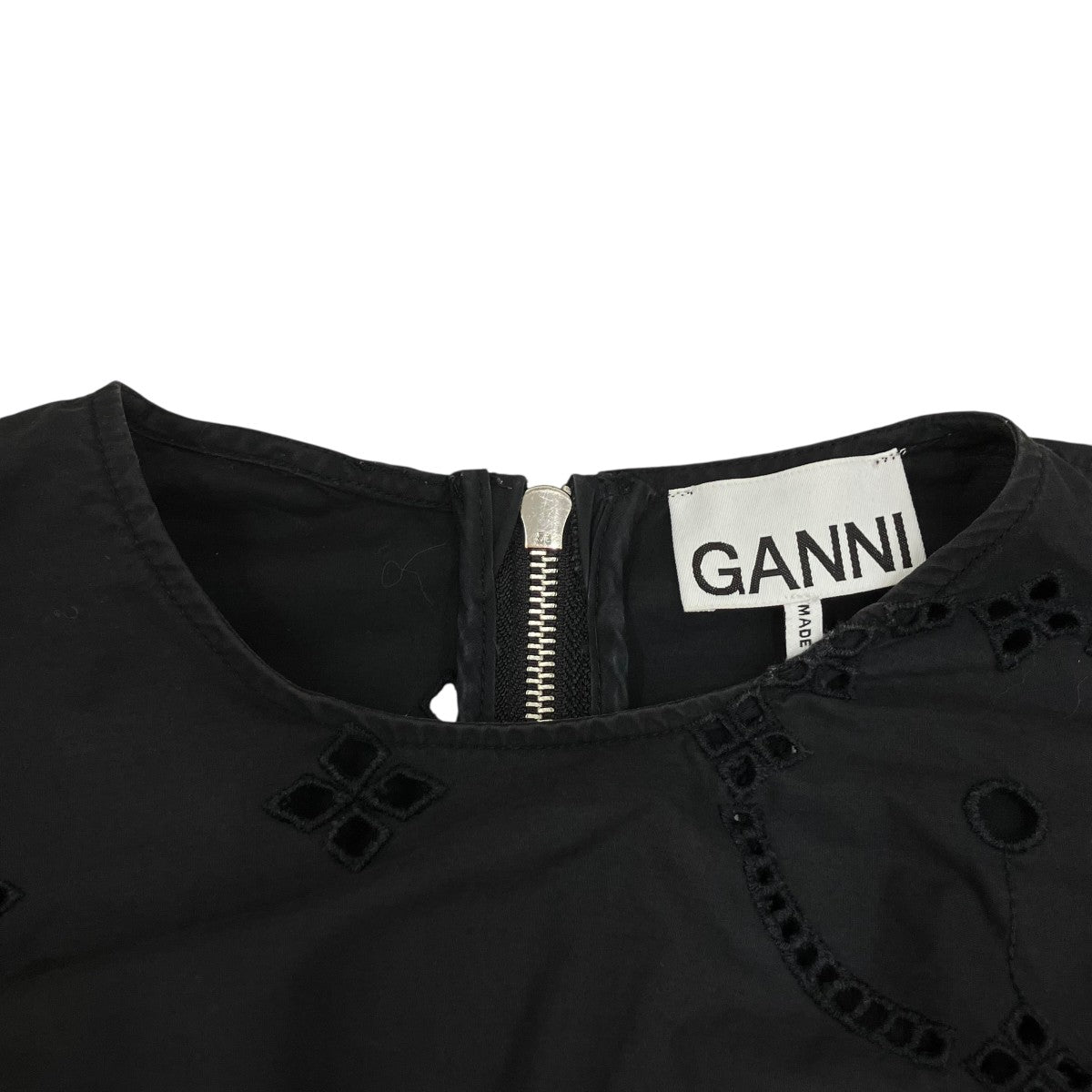 Ganni パフスリーブカットソーF6862 古着・中古-5枚目のアイテム画像