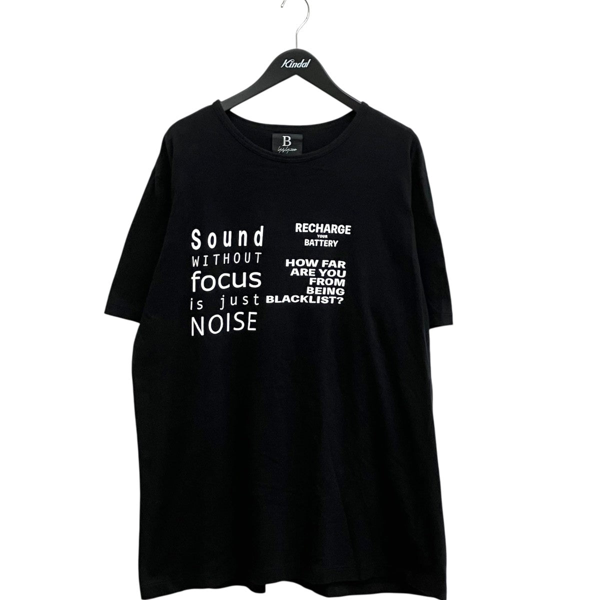B Yohji Yamamoto 半袖TシャツND-T77-999 古着・中古-1枚目のアイテム画像
