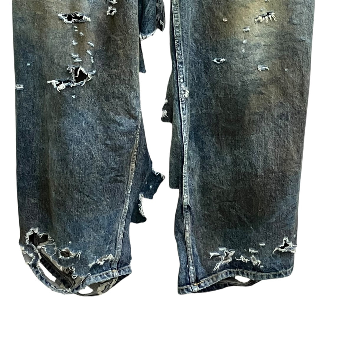 BALENCIAGA SUPER DESTROYED BAGGYデニムパンツ745248 古着・中古-5枚目のアイテム画像