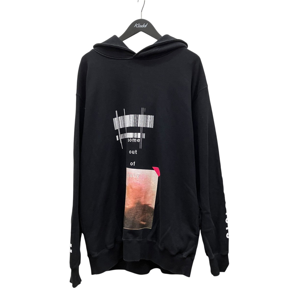 A．F ARTEFACT Trunk-Show NUMBERS SWEATER HOODIE 古着・中古-1枚目のアイテム画像