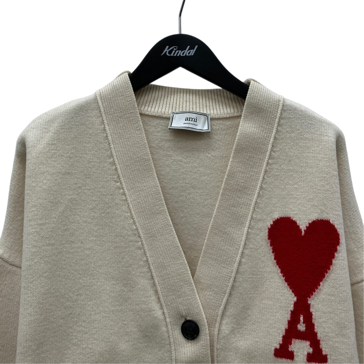 ami paris AMI DE COEUR カーディガン 古着・中古-3枚目のアイテム画像