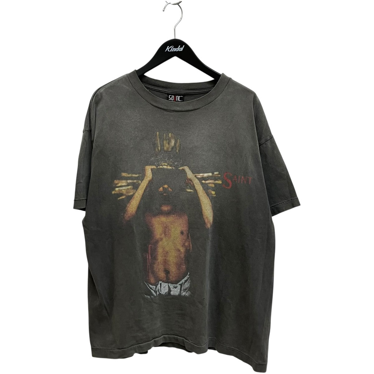 SAINT MICHAEL WE LIVE HELL半袖カットソーSM-S23-0000-009 古着・中古-1枚目のアイテム画像