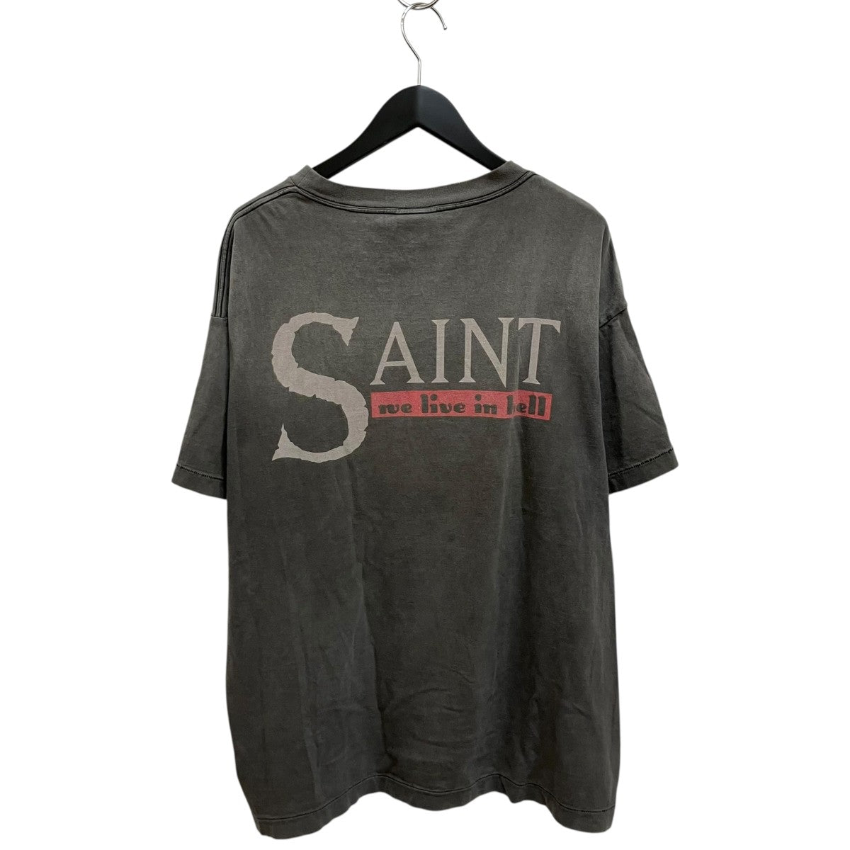 SAINT MICHAEL WE LIVE HELL半袖カットソーSM-S23-0000-009 古着・中古-2枚目のアイテム画像