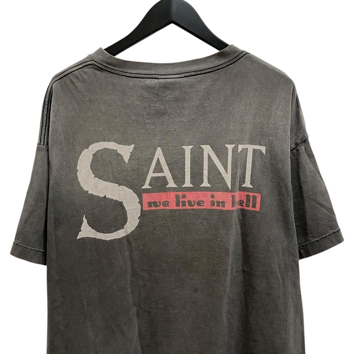 SAINT MICHAEL WE LIVE HELL半袖カットソーSM-S23-0000-009 古着・中古-4枚目のアイテム画像