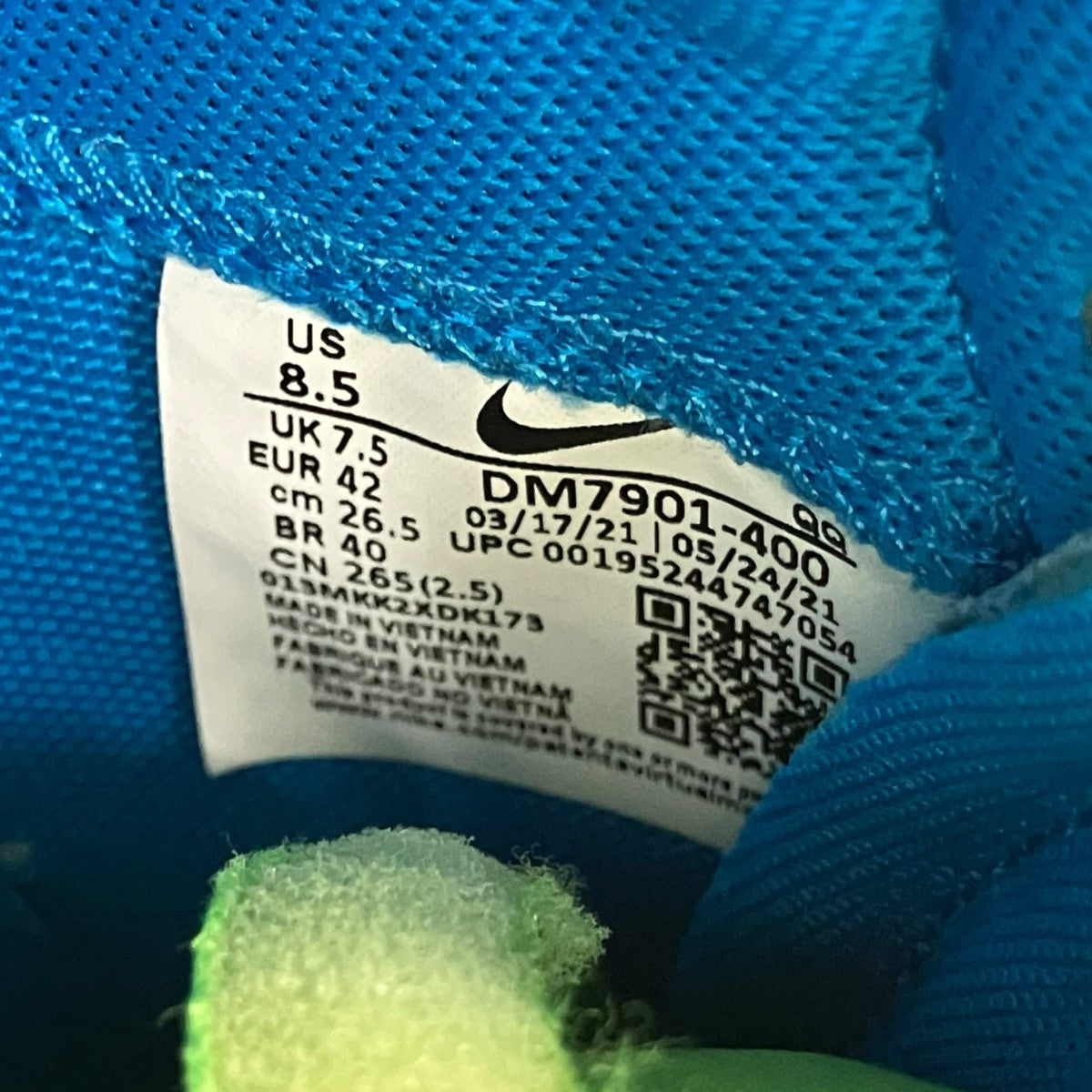 NIKE×sacai BLAZER LOWスニーカーDM7901-400 古着・中古-6枚目のアイテム画像