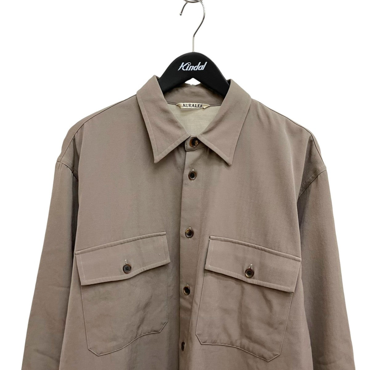WOOL MAX GABAGINE SHIRT長袖シャツA9AS03MX