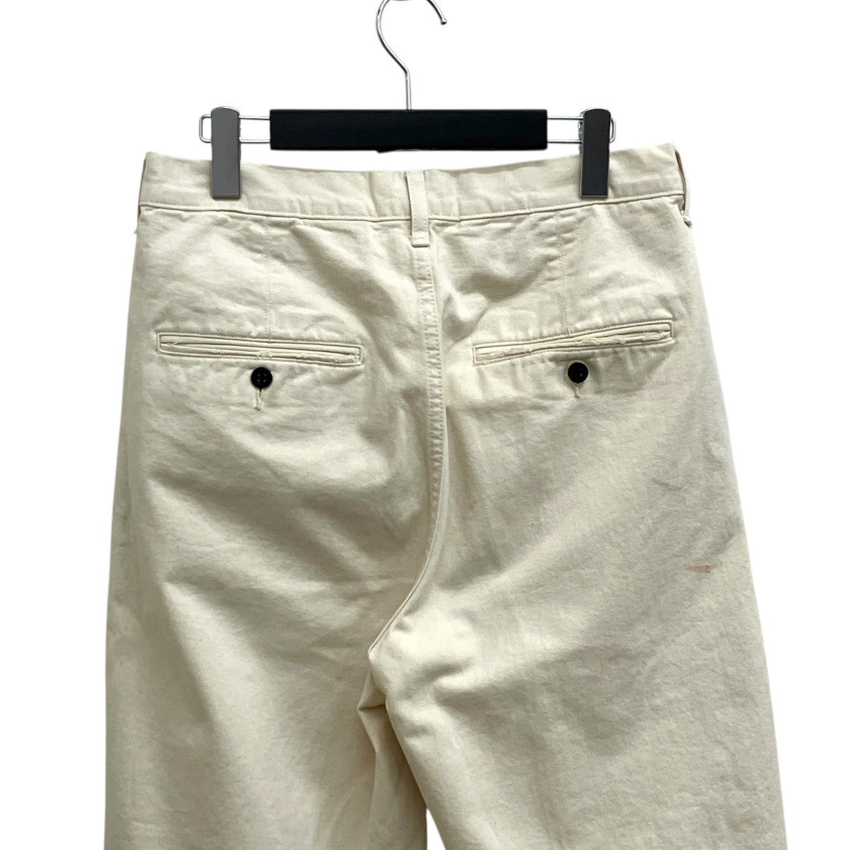 ANCELLM PAINT CHINO TROUSERS BEIGEパンツANC-PT40 古着・中古-4枚目のアイテム画像