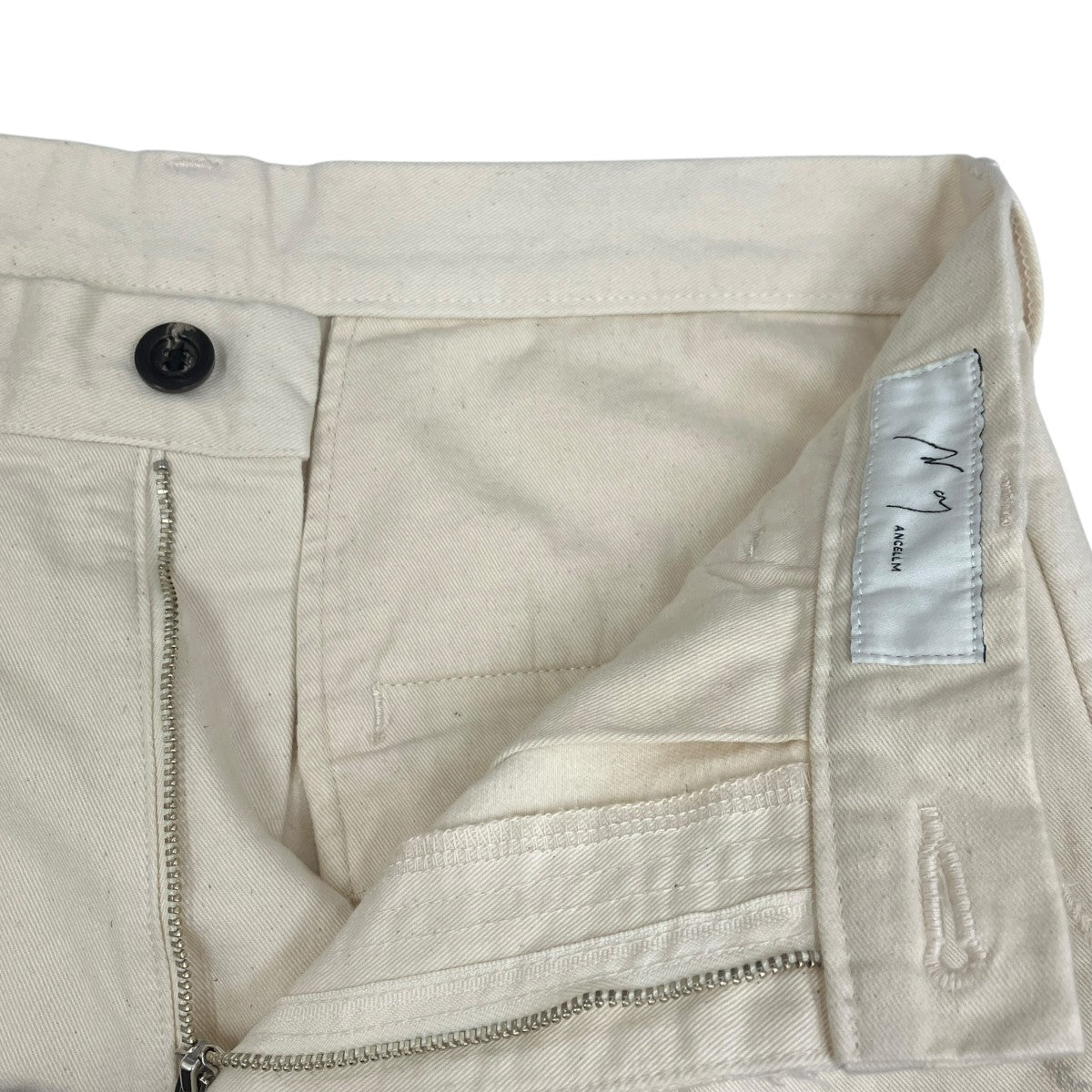 ANCELLM PAINT CHINO TROUSERS BEIGEパンツANC-PT40 古着・中古-5枚目のアイテム画像