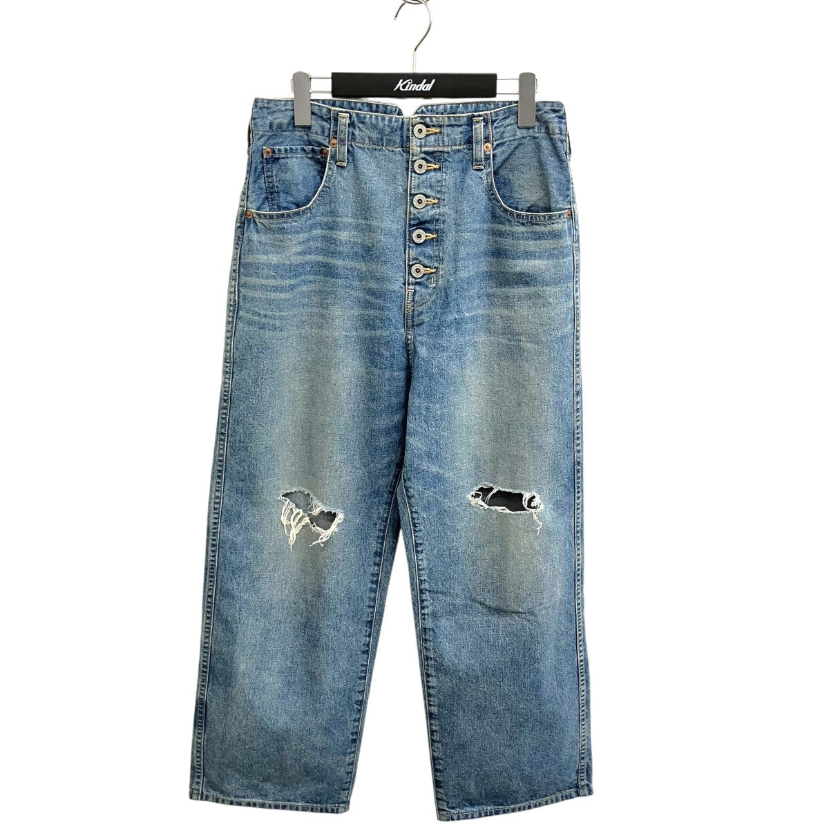 21AWクラッシュ加工デニムパンツJH-P103